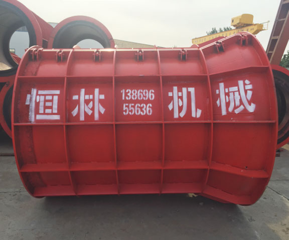 悬辊式水泥制管模具