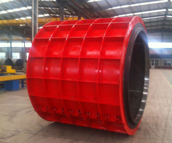 悬辊式水泥制管模具